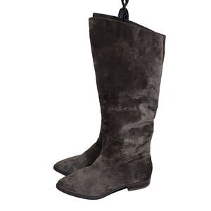 Band of Gypsies Velvet Taupe Luna Boot Size 8‎